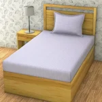 Satin Stripes Bed sheet set - Image 3