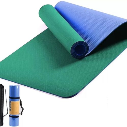 6mm Thick Mat, High Performance Grip, Ultra Dense Cushioning for Support and Stability in Yoga, Pilates, Gym and Any General Fitness