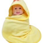 3PC Premium Hooded Blanket Cum Wrapping Sheet for Babies - Image 5