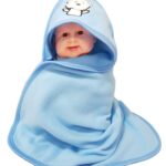 3PC Premium Hooded Blanket Cum Wrapping Sheet for Babies - Image 4
