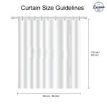 Homes Bathroom Shower Curtains - Image 2