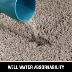 Magic Home Bathroom Door Mats Anti Slip Water Soak Size 40X60 Cm Pack of 1 Beige - Image 4