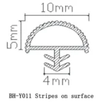 Sealing Strip Wooden Door Frame Groove Gasket Seals - Image 4