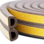Sealplus 6 Meters Epdm Self Adhesive Weather Strip Seal Door Window Fitting Brown - Image 4